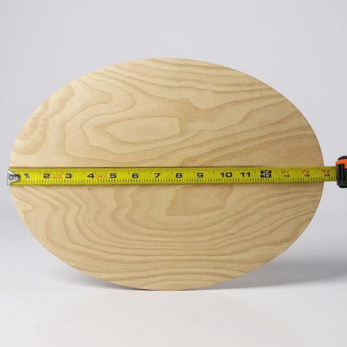 Unfinished Wood Oval Blank – Baltic Birch Craft Base for Diy Projects