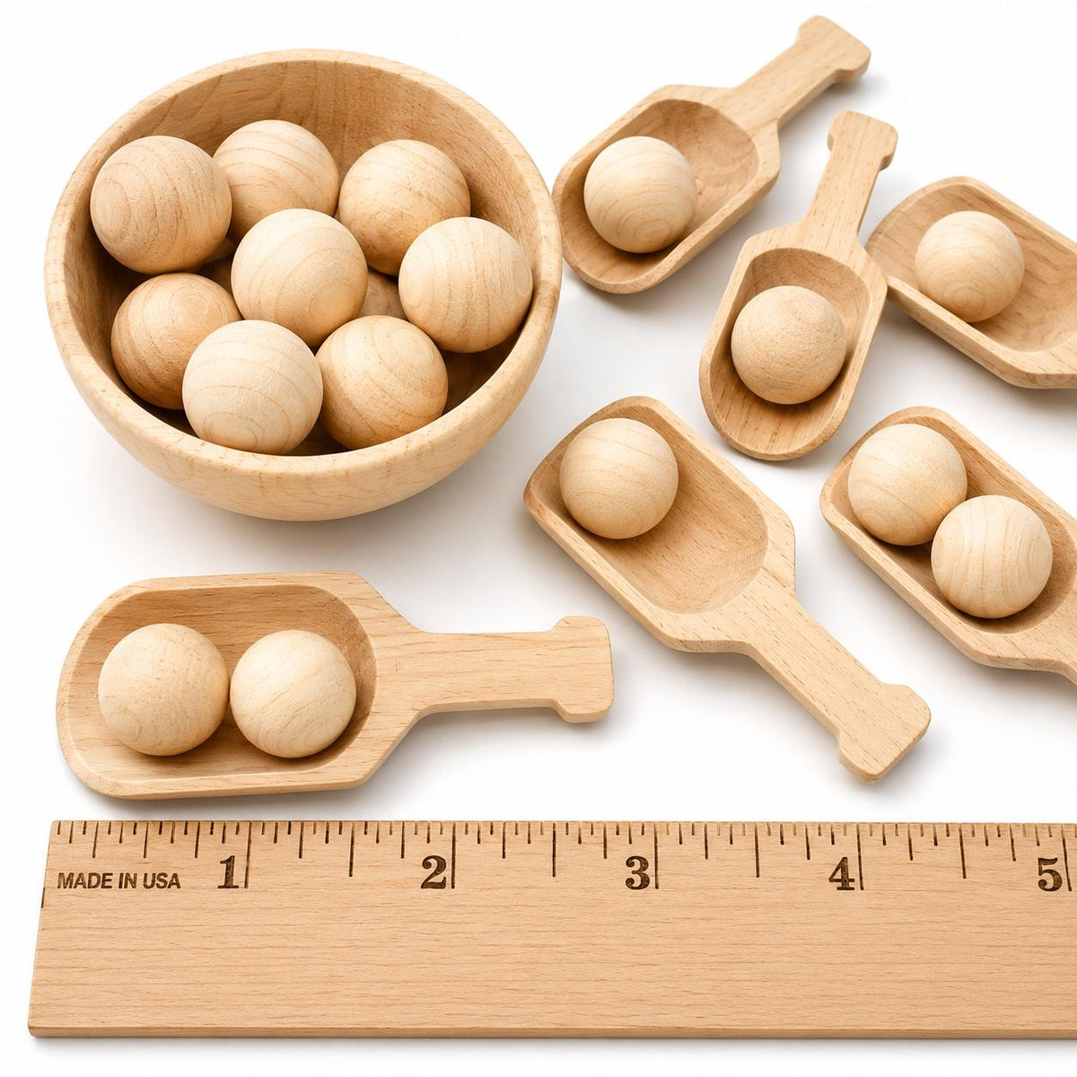 Bath Salt Scoop – Natural Wood Handcrafted Measuring Spoon