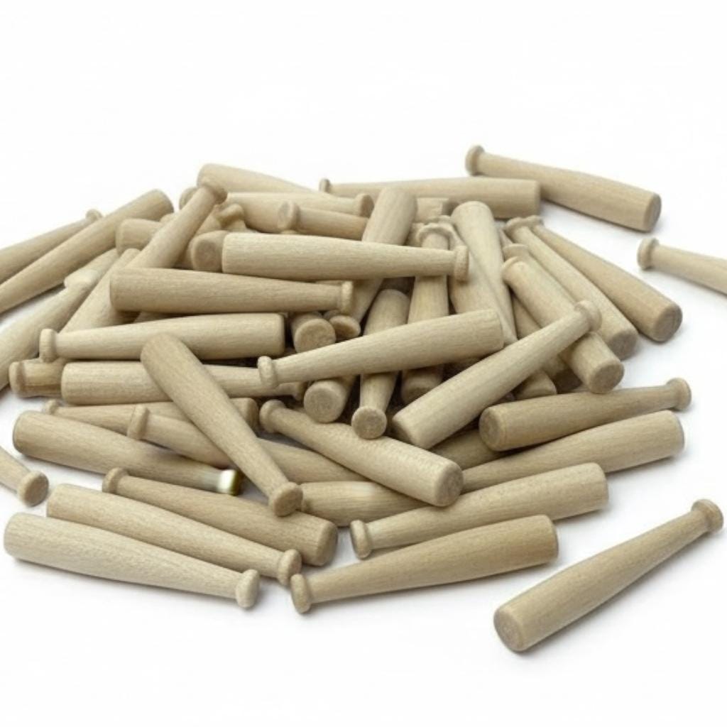Miniature Baseball Bat – Unfinished Maple Wood Party Favor